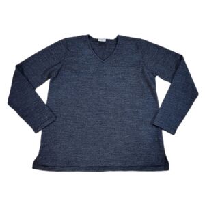 Motherhood Maternity vneck grey long sleeve sweater size Small